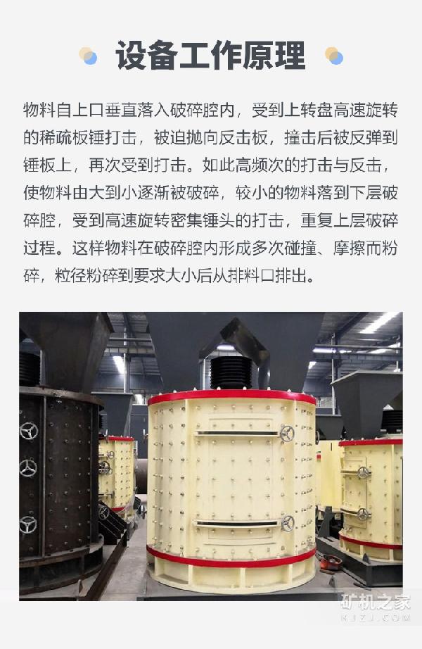 立軸復合式制砂機工作原理