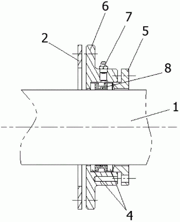 埋刮板輸送機主軸密封組件