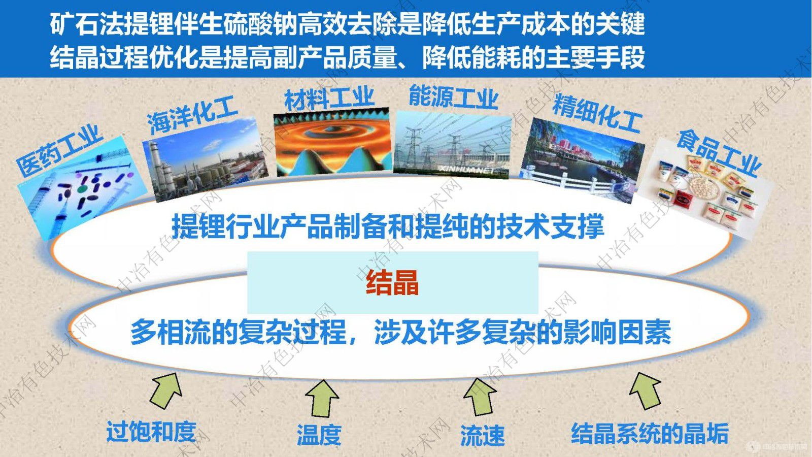 礦石提鋰過程芒硝、鉀鹽高效提取分離技術與裝備研發