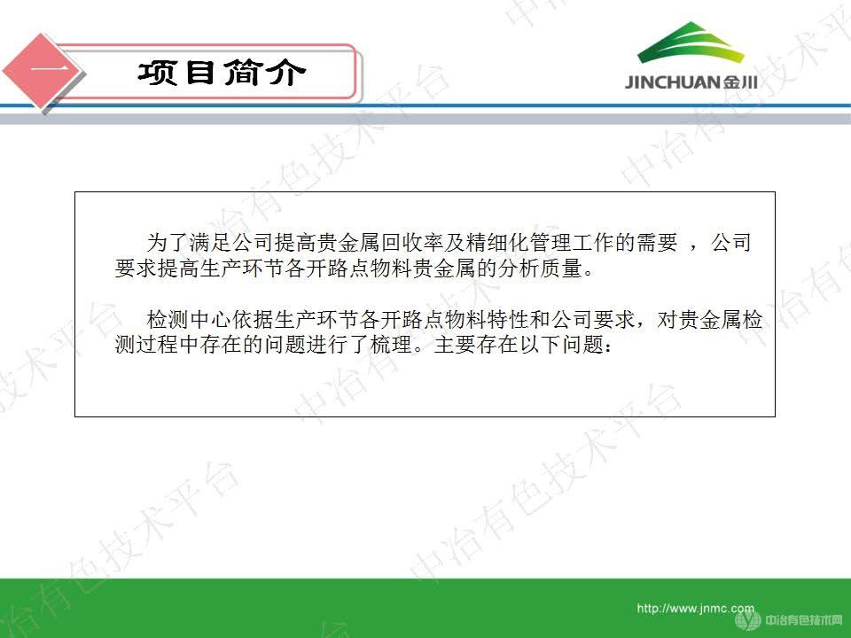 冶煉棄渣、高鹽液體樣品中貴金屬分析方法的改進