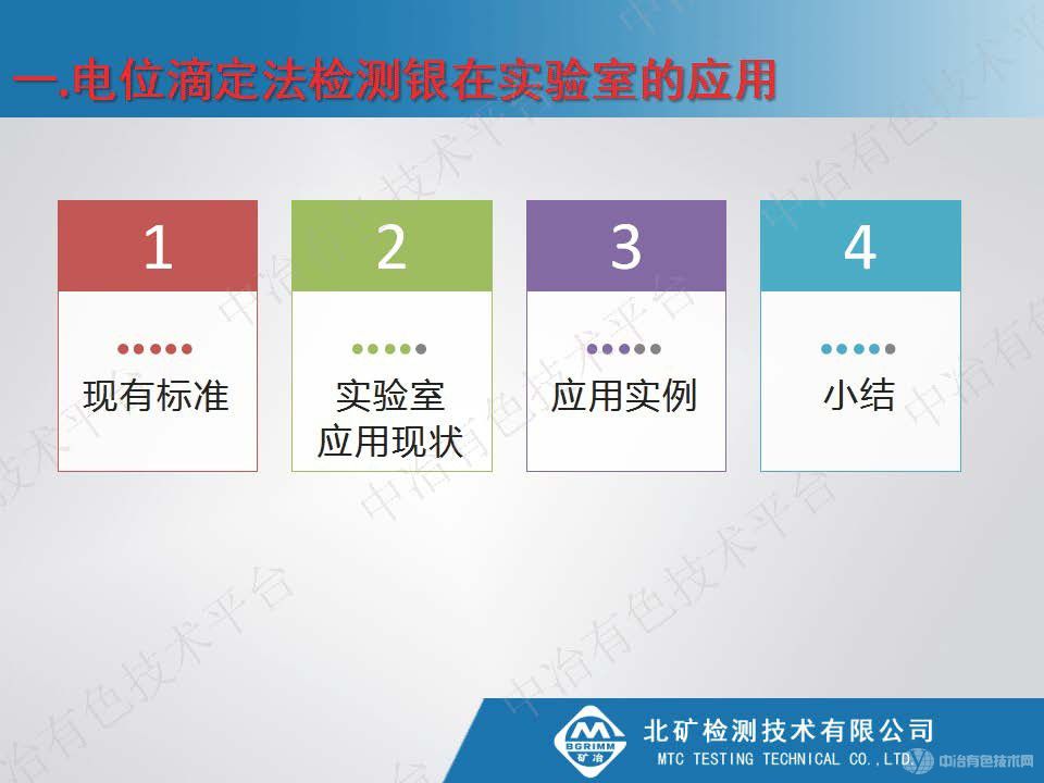 電位滴定法在北礦檢測實驗室的應用