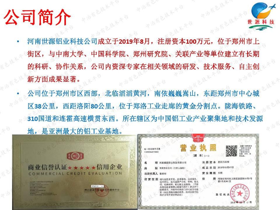鋁工業生產工藝之兩項新技術的探討