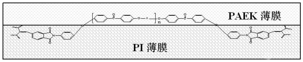 耐高溫聚酰亞胺/聚芳醚酮復合膜及其界面強化方法