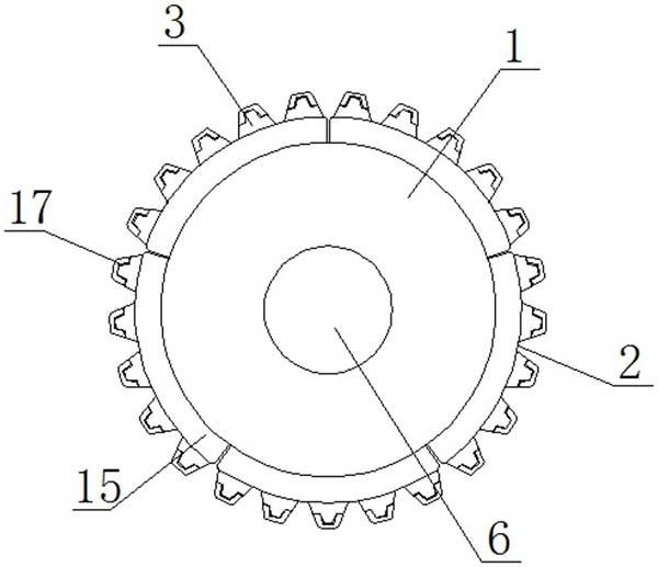 破碎機用便于更換的輥皮機構