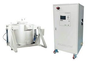 傾倒式電磁坩堝熔煉爐