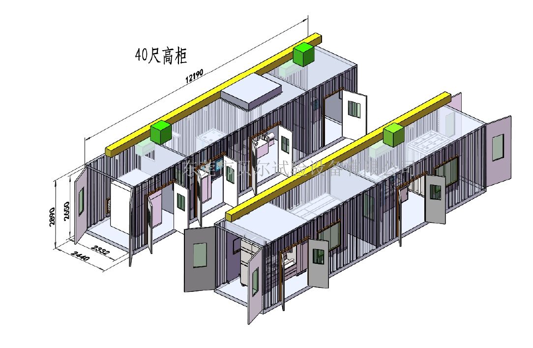 動力電池檢測設備集裝箱式
