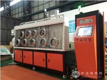 帶手套箱密封真空甩帶爐