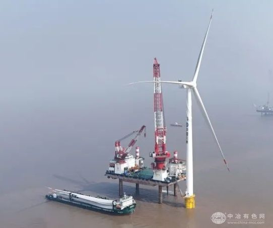 單臺風機39小時完工！金山海上風電一期項目刷新三航安裝新紀錄