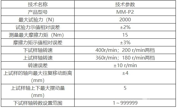 MM-P2屏顯式磨損試驗機